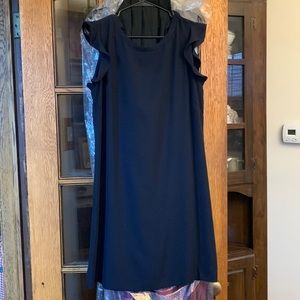 Loft navy blue dress NWT